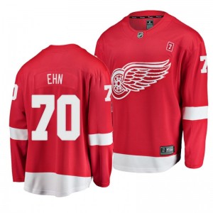 Red Home Breakaway Player Jersey Christoffer Ehn Red Wings - Sale