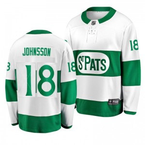 Andreas Johnsson Toronto Maple Leafs Youth St. Pats White Premier Breakaway Player Jersey - Sale