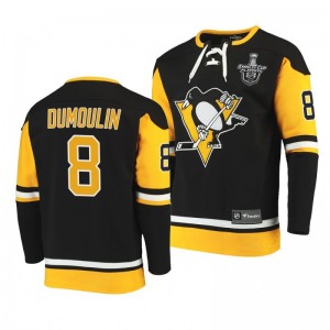 2020 Stanley Cup Playoffs Penguins Brian Dumoulin Jersey Hoodie Black - Sale