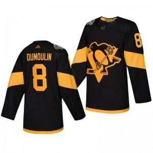 Penguins Men's Brian Dumoulin 2019 NHL Stadium Series Coors Light Authentic Black Jersey - Sale