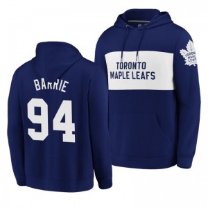 Maple Leafs Tyson Barrie Classics Faux Cashmere Pullover Blue Hoodie