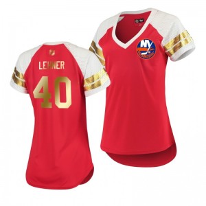Robin Lehner New York Islanders Mother's Day Golden Edition Red T-Shirt - Sale