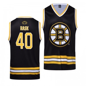 Tuukka Rask Bruins Black Hockey Home Tank Top - Sale