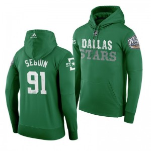 Dallas Stars Tyler Seguin 2020 Winter Classic Green Team Logo Hoodie - Sale