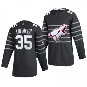 Arizona Coyotes Darcy Kuemper #35 2020 NHL All-Star Game Authentic adidas Gray Jersey - Sale