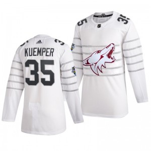 Arizona Coyotes Darcy Kuemper #35 2020 NHL All-Star Game Authentic adidas White Jersey - Sale