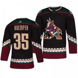 Darcy Kuemper Coyotes Authentic Throwback Alternate Black Jersey - Sale