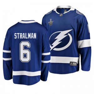 Lightning 2019 Stanley Cup Playoffs Anton Stralman Breakaway Player Blue Jersey - Sale