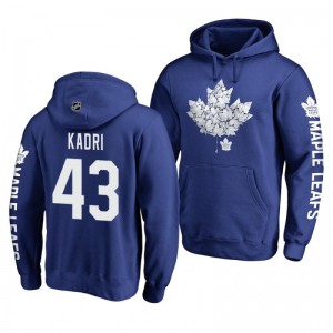 Nazem Kadri Maple Leafs Hometown Collection Royal Pullover Hoodie