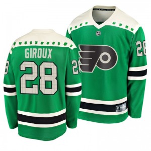 Flyers Claude Giroux 2020 St. Patrick's Day Replica Player Green Jersey - Sale
