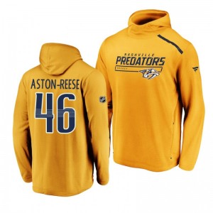 Pittsburgh Penguins Zach Aston-Reese Rinkside Transitional authentic pro Gold Hoodie - Sale