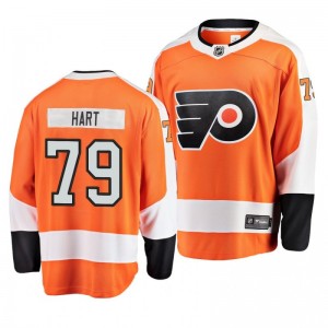 Carter Hart Flyers Orange Fanatics Breakaway Player Jersey - Sale