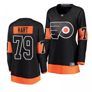 Flyers Carter Hart Breakaway Player Fanatics Branded Black Women's Alternate Jersey - Sale