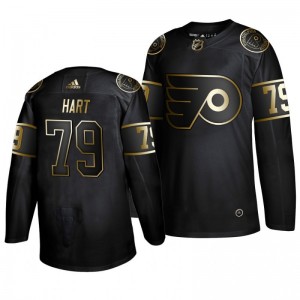 Carter Hart Flyers Golden Edition  Authentic Adidas Jersey Black - Sale