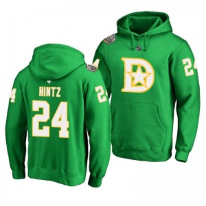 Stars Roope Hintz 2020 Winter Classic Pullover Kelly Green Hoodie - Sale