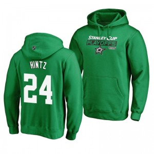 Dallas Stars 2019 Stanley Cup Playoffs Roope Hintz Kelly Green Bound Body Checking Pullover Hoodie - Sale