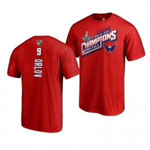 Men's Dmitry Orlov Capitals 2018 Red Tape to Tape Stanley Cup Champions T-shirt - Sale