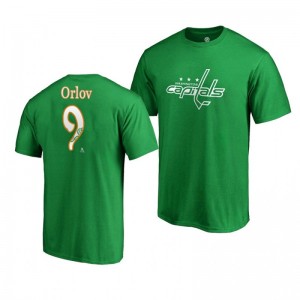 Dmitry Orlov Capitals 2019 St. Patrick's Day green Forever Lucky Fanatics T-Shirt - Sale