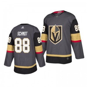 Nate Schmidt Golden Knights Gray Adidas Authentic Player Jersey - Sale