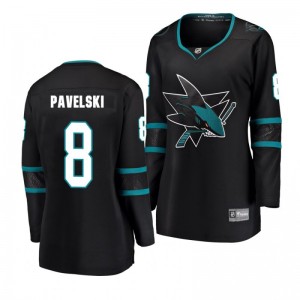Joe Pavelski San Jose Sharks Black Breakaway Player Fanatics Branded Alternate Women's Jersey - Sale