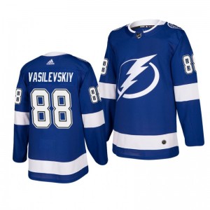 Lightning Andrei Vasilevskiy Blue Home Authentic Player Jersey - Sale