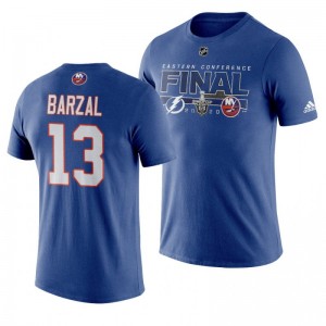 2020 Stanley Cup Playoffs Islanders Mathew Barzal Royal Eastern Conference Final Matchup T-Shirt - Sale