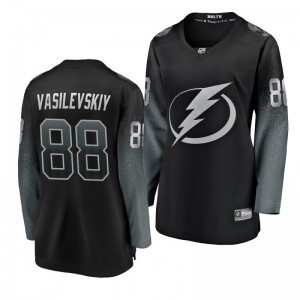 Lightning Andrei Vasilevskiy Fanatics Branded Breakaway Black Women's Alternate Jersey - Sale
