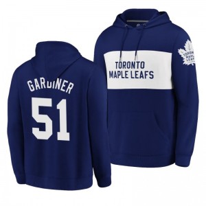 Maple Leafs Jake Gardiner Classics Faux Cashmere Pullover Blue Hoodie