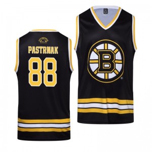 David Pastrnak Bruins Black Hockey Home Tank Top - Sale