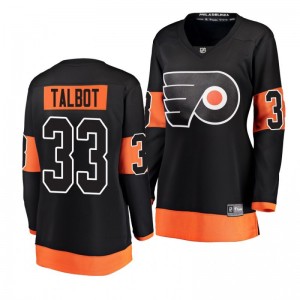 Flyers Cam Talbot Breakaway Player Fanatics Branded Black Women's Alternate Jersey - Sale