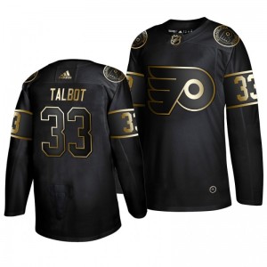 Cam Talbot Flyers Golden Edition  Authentic Adidas Jersey Black - Sale