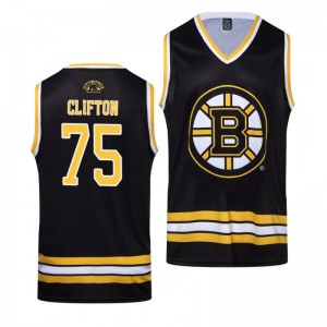Connor Clifton Bruins Black Hockey Home Tank Top - Sale