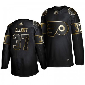Brian Elliott Flyers Golden Edition  Authentic Adidas Jersey Black - Sale