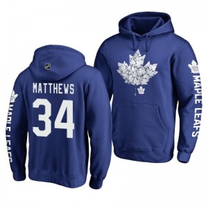 Auston Matthews Maple Leafs Hometown Collection Royal Pullover Hoodie