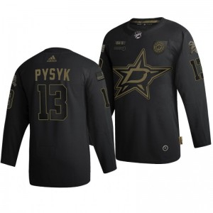 2020 Salute To Service Stars Mark Pysyk Black Authentic Jersey - Sale