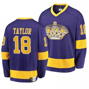 Heritage Throwback Premier Retired Kings Dave Taylor Purple Jersey - Sale