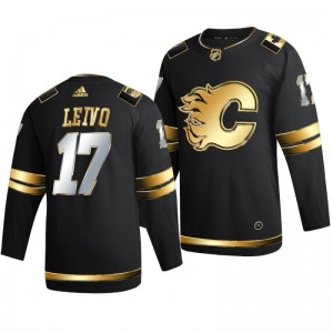Flames Milan Lucic Black 2021 Golden Edition Limited Authentic Jersey - Sale