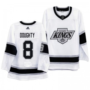 Kings Heritage Drew Doughty White Throwback 90s Jersey - Sale