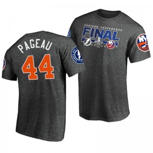 Islanders Jean-gabriel Pageau Charcoal 2020 Stanley Cup Playoffs Eastern Conference Final Bound Matchup Tee - Sale