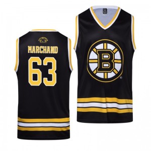 Brad Marchand Bruins Black Hockey Home Tank Top - Sale
