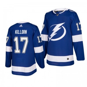 Lightning Alex Killorn Blue Home Authentic Player Jersey - Sale