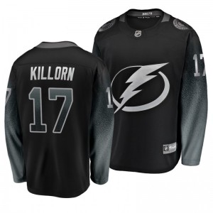 Alex Killorn Lightning Breakaway Fanatics Branded Alternate Black Jersey - Sale