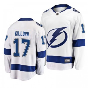 Alex Killorn Lightning White Breakaway Away Player Jersey - Sale