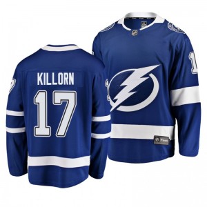 Alex Killorn Lightning blue Breakaway Player Home Jersey - Sale