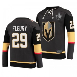 2020 Stanley Cup Playoffs Golden Knights Marc-andre Fleury Jersey Hoodie Black - Sale