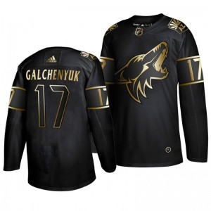 Coyotes Alex Galchenyuk Black Golden Edition Authentic Adidas Jersey - Sale