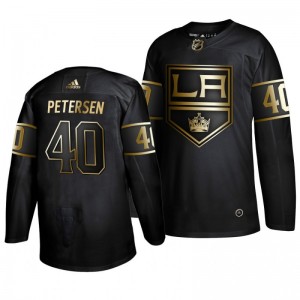 Cal Petersen Kings Black Authentic Golden Edition Adidas Jersey - Sale