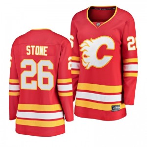 Women's Red Flames Michael Stone Fanatics Breakaway Player Alternate Jersey - Sale