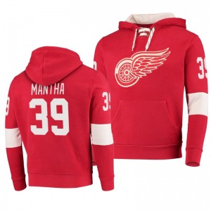 Anthony Mantha Red Wings 2019-20 Kinship Red Red Jacket Hoodie - Sale