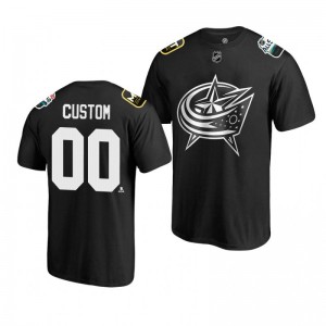 Blue Jackets Custom Black 2019 NHL All-Star T-shirt - Sale